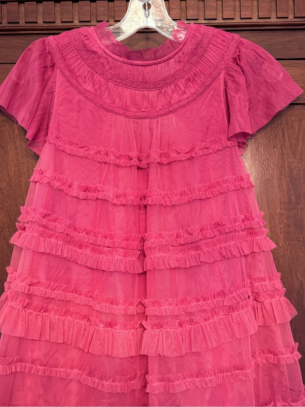 Mini Boden Ruffle Tiered Dress - Picture 4 of 10